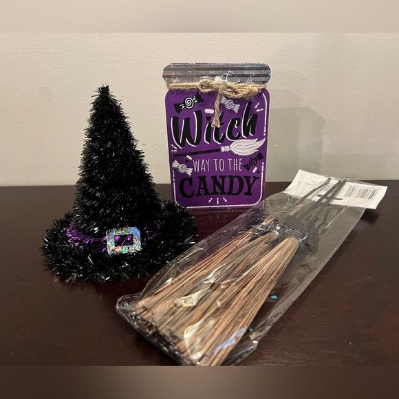 Halloween witches Decor three item set - Picture 1 of 4